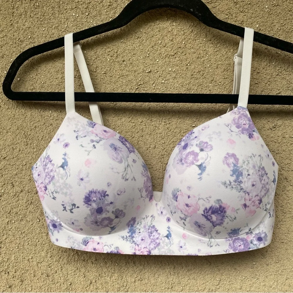 Victoria secrets bra Flora padded no wire size 34D - Picture 1 of 4
